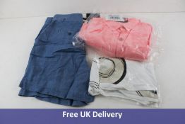 Three Items of River Woods Clothing to Include 1x Shorts High Waist with Pleat, Denim, Size XS, 1x V