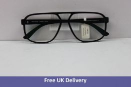Mykita Concord Unisex Glasses,Pitch Black, Size 140