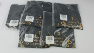 Five Women's Death Cab For Cutie T.shirts, Heather, Size XL