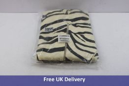 Onepiece Women's Zebra Slim Jumpsuit, Off White, Size L