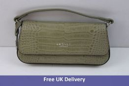 Radley London Flapover Crocodile Shoulder Bag, Grey