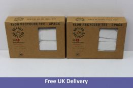 Two Boxes of three Kronstadt Men's Elon Recycled T Shirts