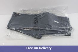 Two Pairs of Men's Hackett London Flannel Trousers, Grey, 1x Size 34L, 1x Size 36L