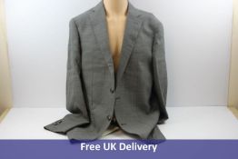 Suitsupply Men's Jacket Havana Patch, Light Grey, Size 42 L