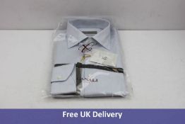 Canalai Men's Slim Fit Shirt, Light Blue, L