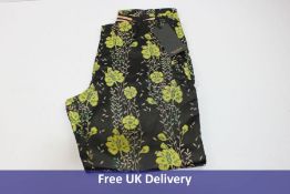 Scotch and Soda Floral Jacquard Slim Fit Ankle Pants, Size S