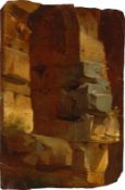 Johann Martin von Rohden. Stone pillar in Rome (study).
