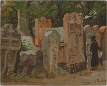 Christian Friedrich Gille. The Jewish Cemetery in Prague.