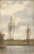 Paul Baum. Landscape study. 1888