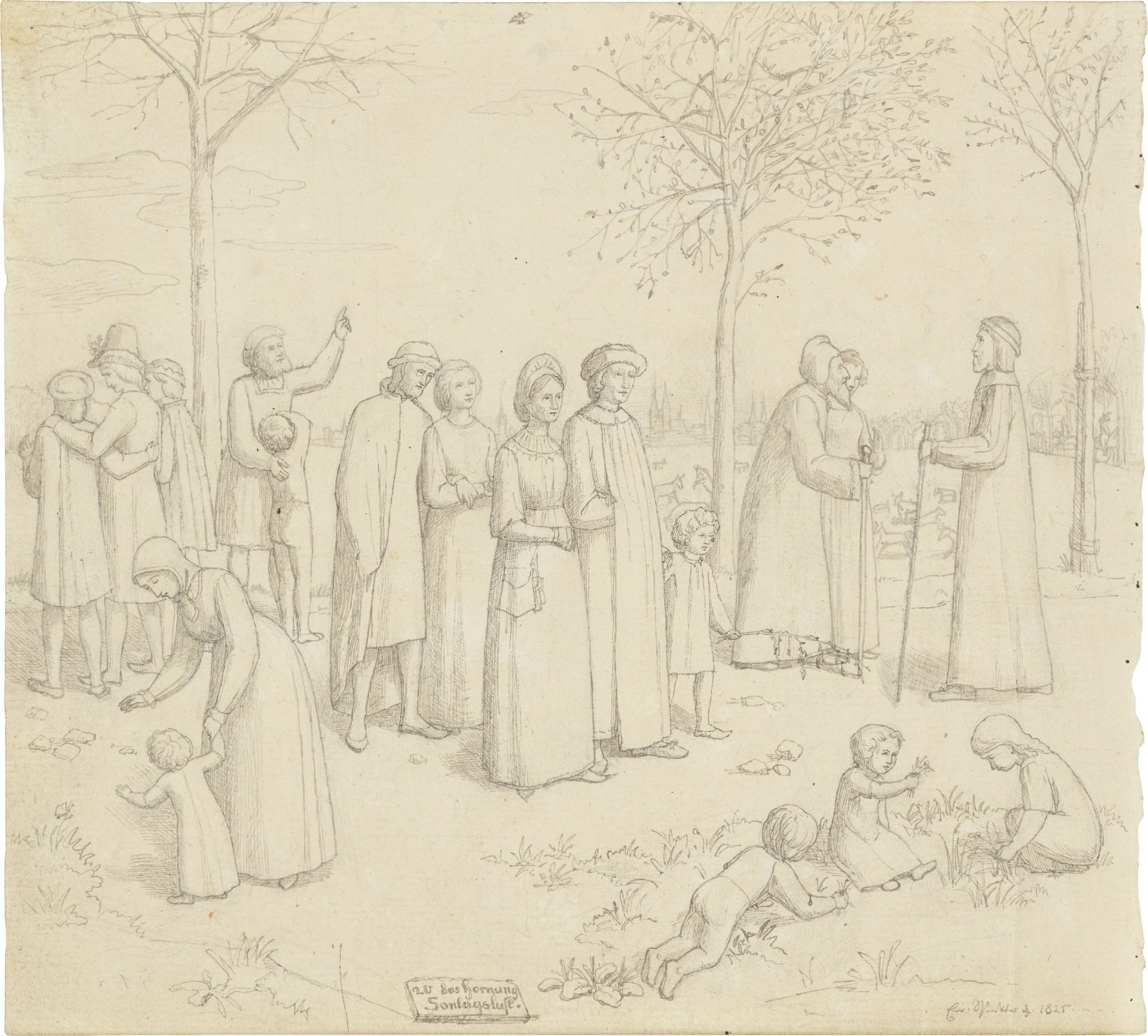 Erwin Speckter. „Sonntagslust“. 1825