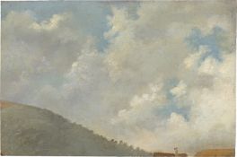 German, circa 1860. Cloud study.
