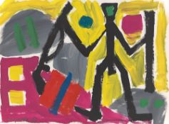 A.R. Penck. Untitled. 1983