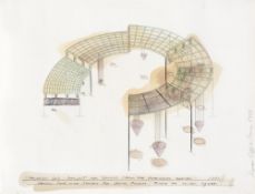 Dennis Oppenheim. ”Projection Grid. Project for Geneva”. 1981