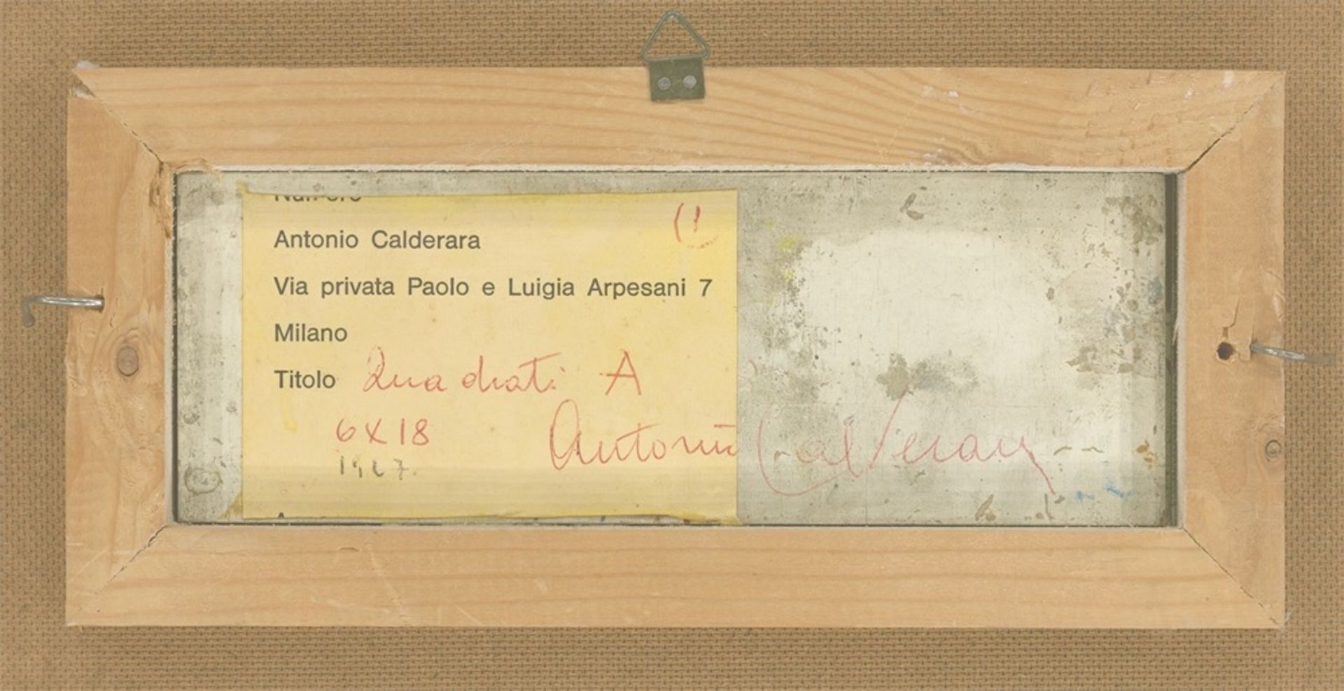 Antonio Calderara. „Quadrati A“ / „Quadrati B“. 1967 - Bild 8 aus 8
