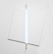 François Morellet. ”Tableau 10°-100°, Médiane 90°”. 2003