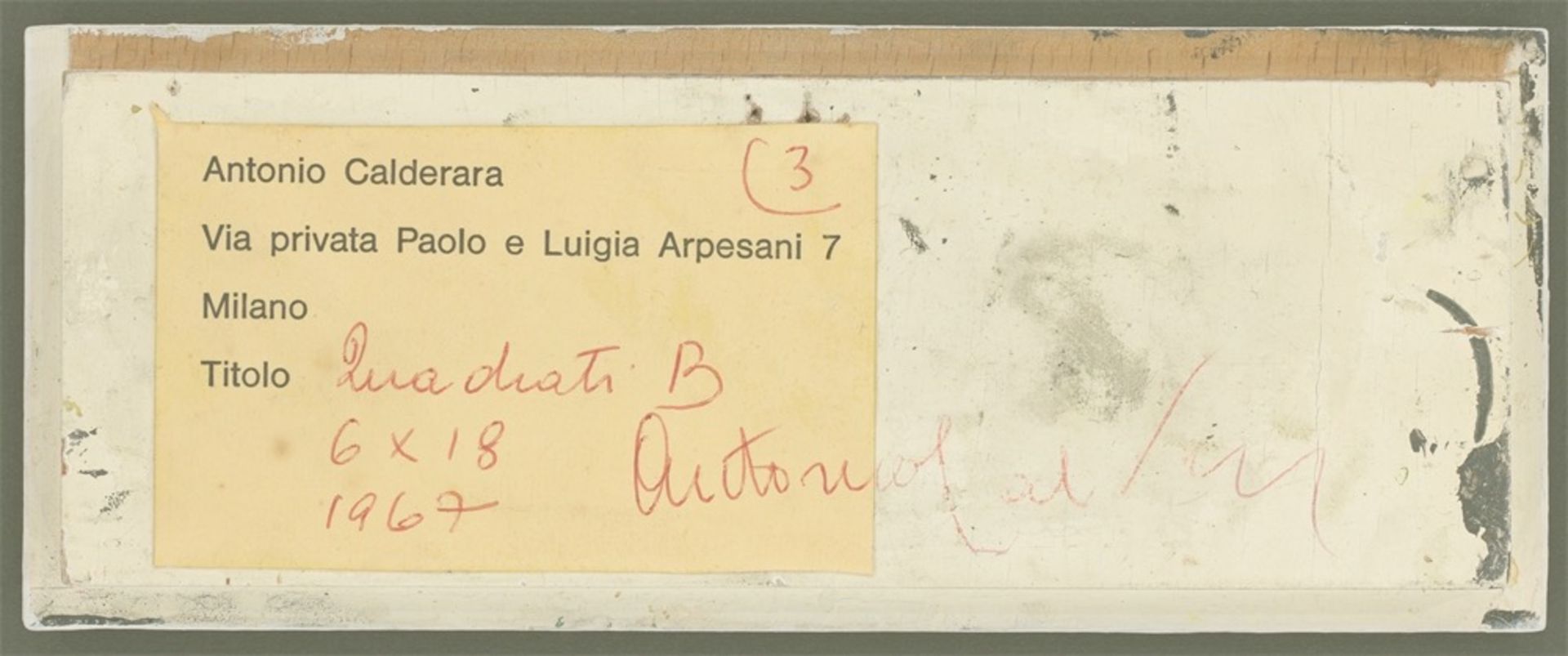 Antonio Calderara. „Quadrati A“ / „Quadrati B“. 1967 - Bild 5 aus 8