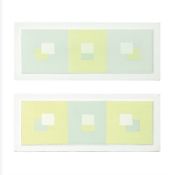 Antonio Calderara. ”Quadrati A” / ”Quadrati B”. 1967