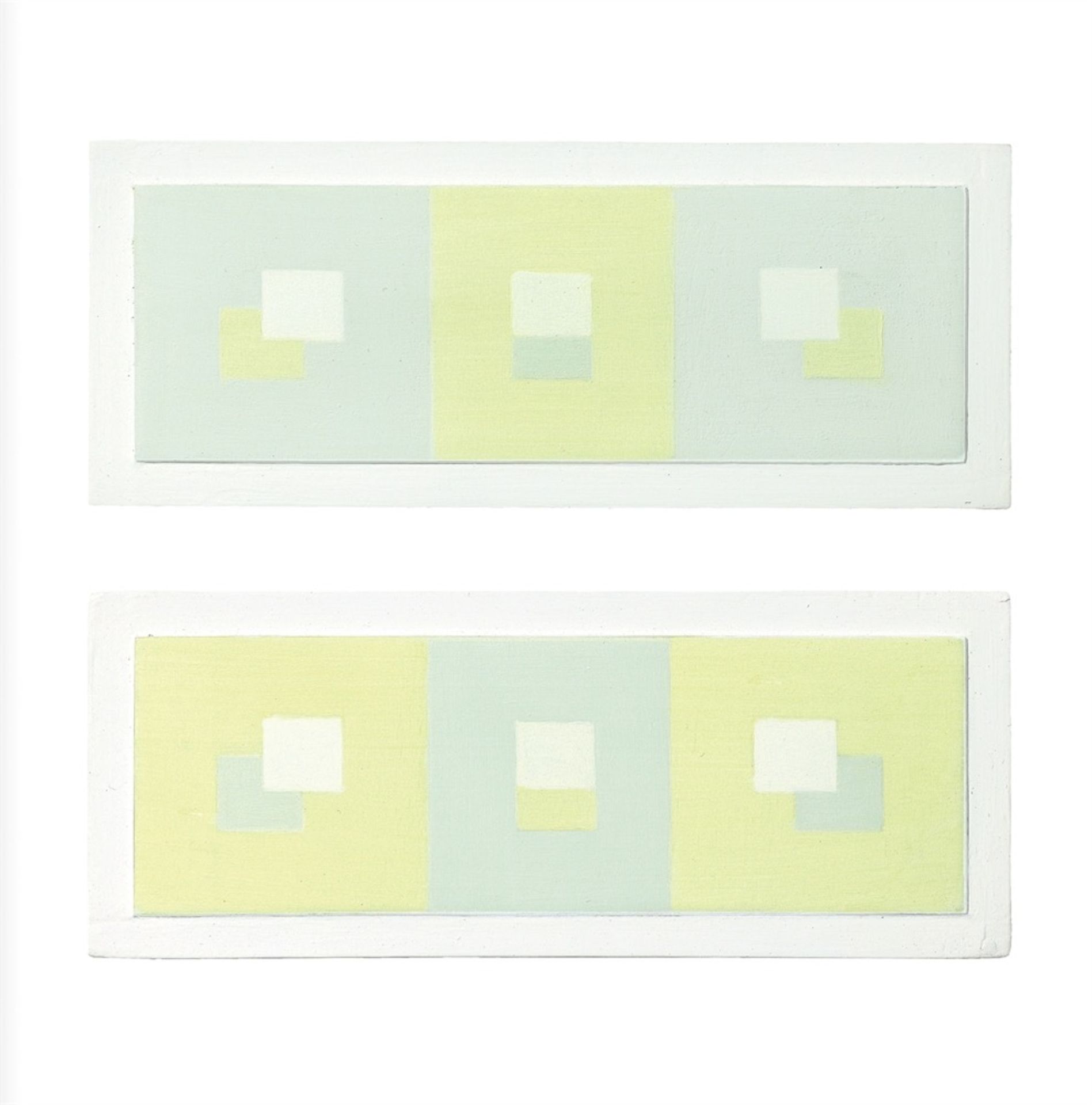 Antonio Calderara. „Quadrati A“ / „Quadrati B“. 1967