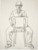 Konrad Klapheck. Self portrait. 2000