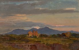 Louis Gurlitt. In the Roman Campagna. Circa 1845