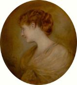 Franz von Lenbach. Portrait of a Young Woman (Lida Mitchel Fenton?). 1893
