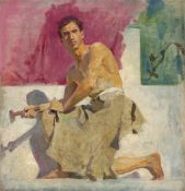Osmar Schindler. The young sculptor.