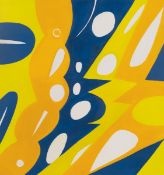Ernst Wilhelm Nay. ”Gelb-Orange-Kobalt I”. 1967