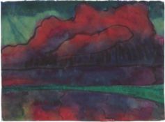Emil Nolde. ”Rote Gewitterwolken”.