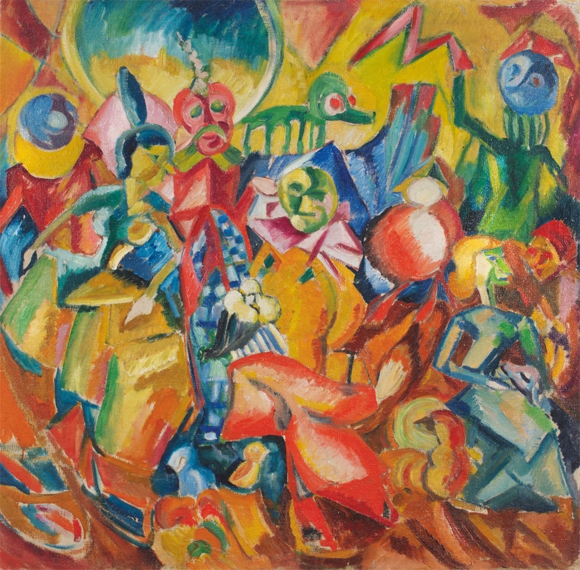 Georg Tappert. „Groteske II“. Um 1919