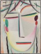 Alexej von Jawlensky. ”Heilandsgesicht: Dem Tempelhüter”. 1921