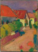 Alexej von Jawlensky. ”Murnau - Rote Dächer” (”Rotes Dorf”). Circa 1909/10