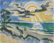 Max Pechstein. ”Kalter Nachmittag” (Leba). 1921