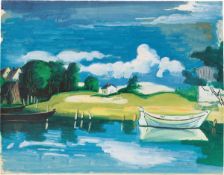 Max Pechstein. Lake landscape. 1932