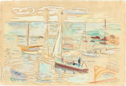 Hans Purrmann. ”Boote am südlichen Ufer”. 1930