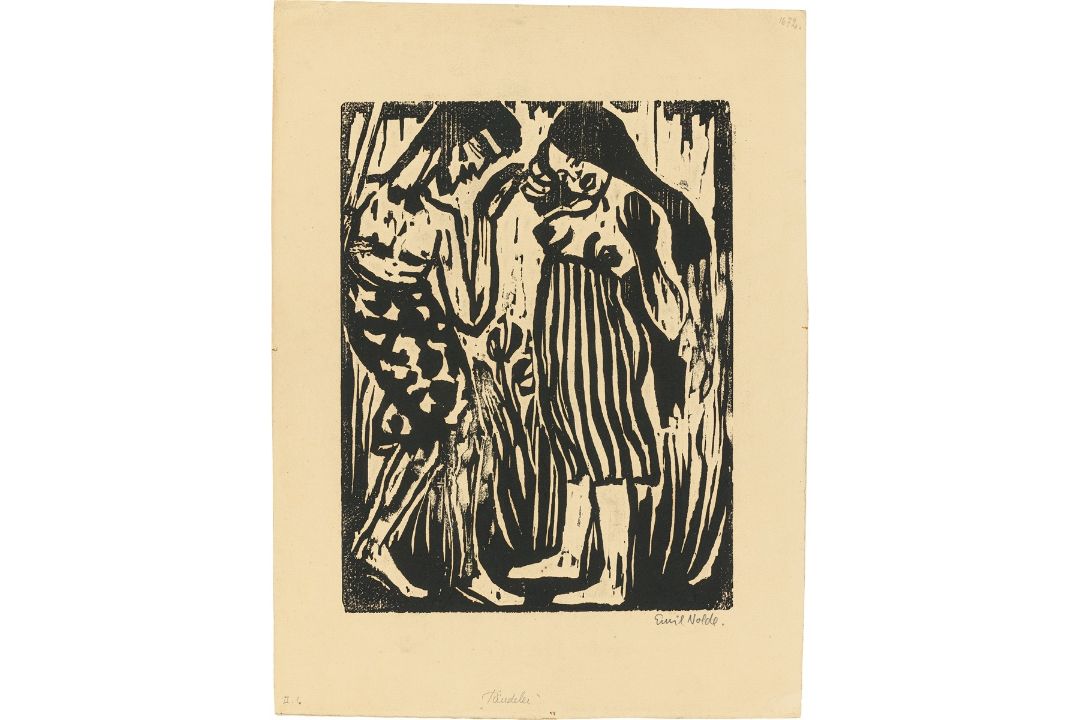 Emil Nolde. „Tändelei“. 1917