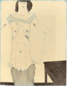 Horst Janssen. ”Die obszöne Apachin”. 1966