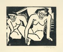 Karl Schmidt-Rottluff. ”Bedrückte Frauen”. 1912