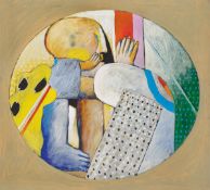 Horst Antes. ”Stilleben (oval)”. 1965