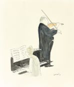 Jean-Jacques Sempé. ”L’accompagnatrice” (the comp). 1986