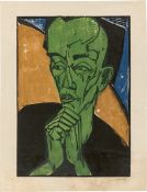 Erich Heckel. ”Männerbildnis”. 1919