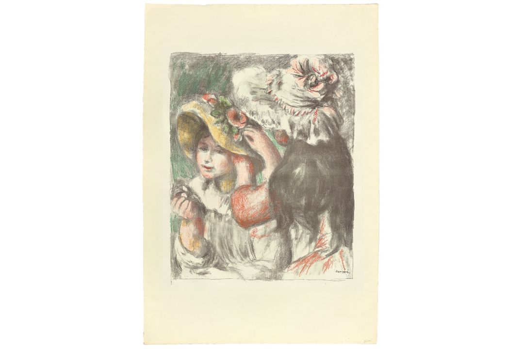 Auguste Renoir. „Le chapeau épinglé“ (deuxième planche). 1898