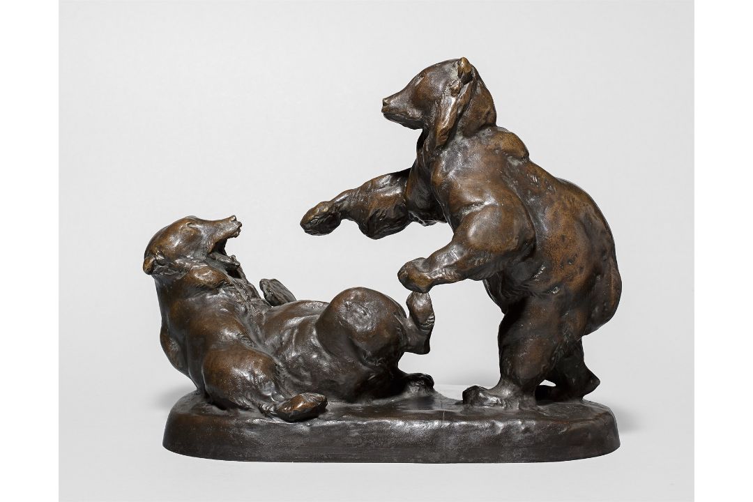 August Gaul. „Spielende Bären“. 1899