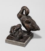 August Gaul. ”Modell Schwanengrupppe II”. Circa 1919