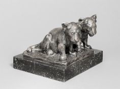 August Gaul. ”Zwei kleine Löwen”. 1898