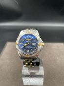 Breitling cockpit Ref. B49350 auto steel/gold