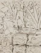 Heckel, Erich; 'Gartenmauer'