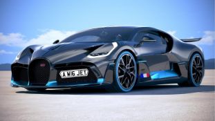 BUGATTI 'A W16 JET' NUMBER PLATE