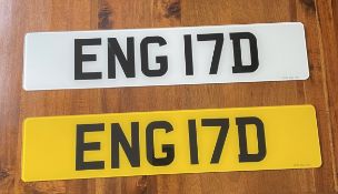 England Number Plate - ENG 17D