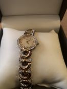 ROTARY women’s gold crystal watch