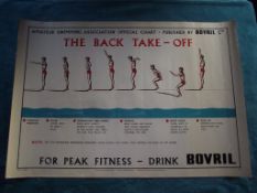 1950'S Amateur Swimming Association Advertising Poster - Publisher - Bovril Ltd.